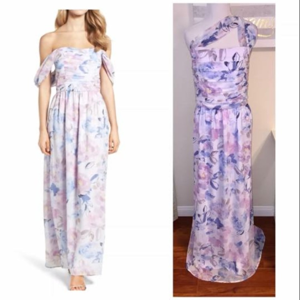 Plum Pretty Sugar convertible strap maxi dress